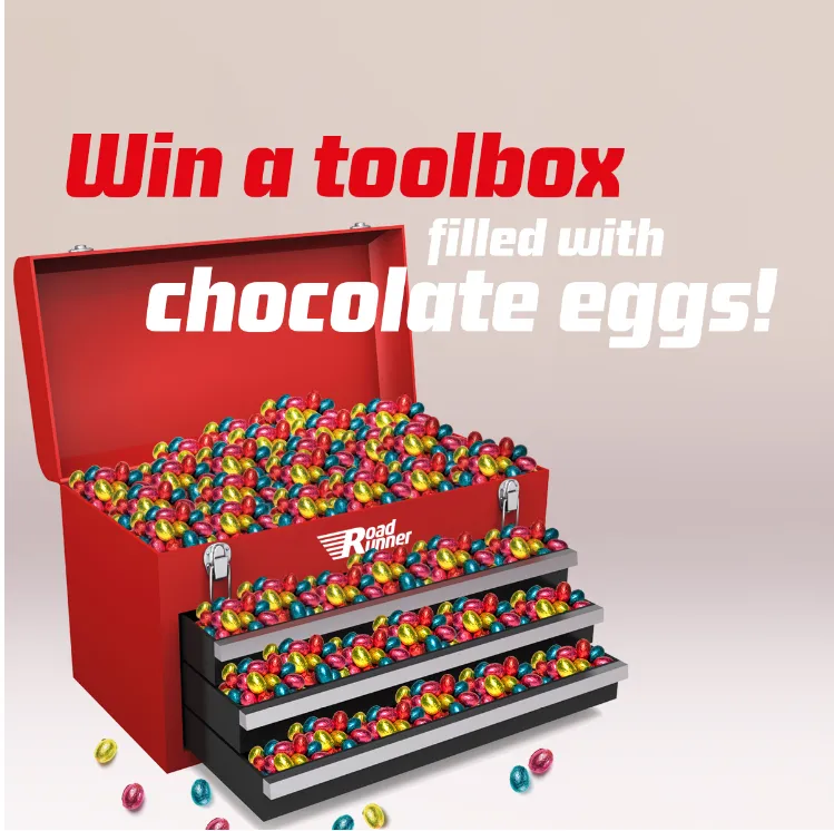 Toolbox full of chocolates